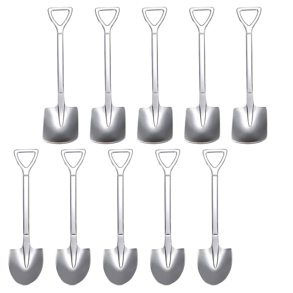 

Spoon Spoonsdessert Coffee Cream Ice Mini Steel Stainless Tea Cocktail Pudding Stirring Fruit Appetizer Espresso Sugar Cake