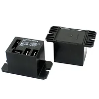 Power Relay AC120V Coil 30A SPDT(1NO 1NC) 10 Quick Connect Terminals Wires Mini Relay with Flange Mounting