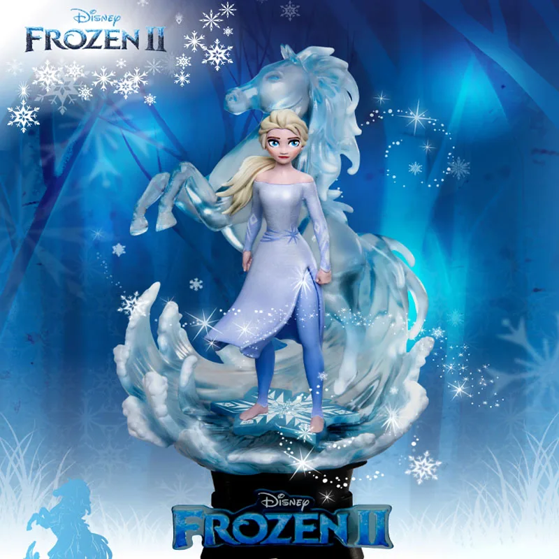 

16cm Disney Frozen 2 Princess Elsa Anna Movie Animation Scene Figure Ornament Model figure toys for children