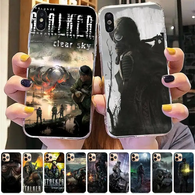 

Stalker Clear Sky Phone Case for iPhone 11 12 13 mini pro XS MAX 8 7 6 6S Plus X 5S SE 2020 XR case