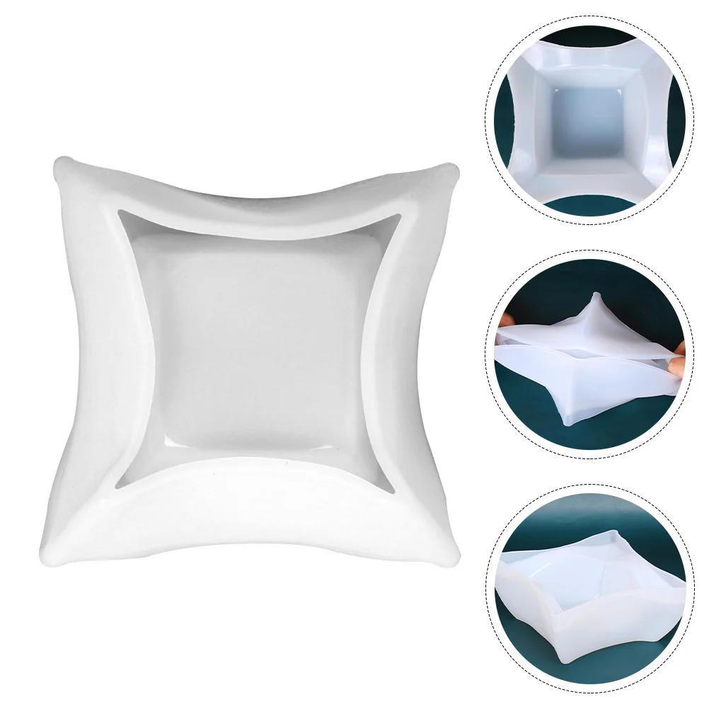 

Mold Pot Resin Planter Flower Silicone Ashtray Molds Epoxy Crystal Storage Tray Geometric Succulent Square