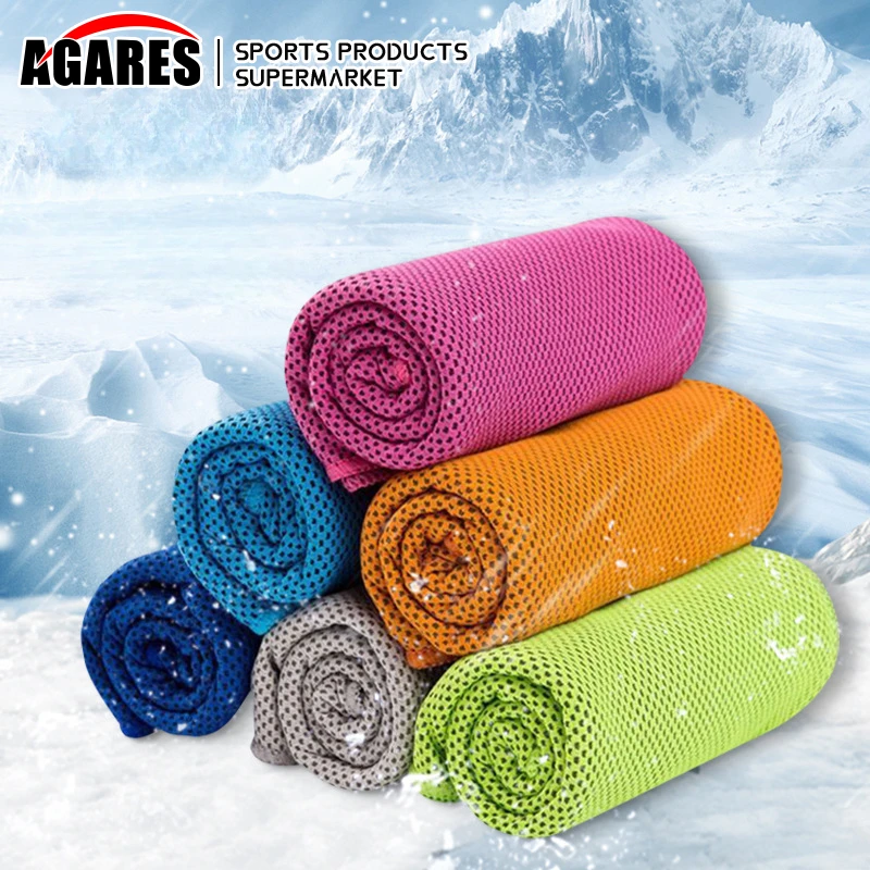

Sports Quick-Drying Cooling Towel Swimming Gym Travel Cycling Gym Club Yoga Sports Cold Feeling Sport Towels To Take Carry Hot