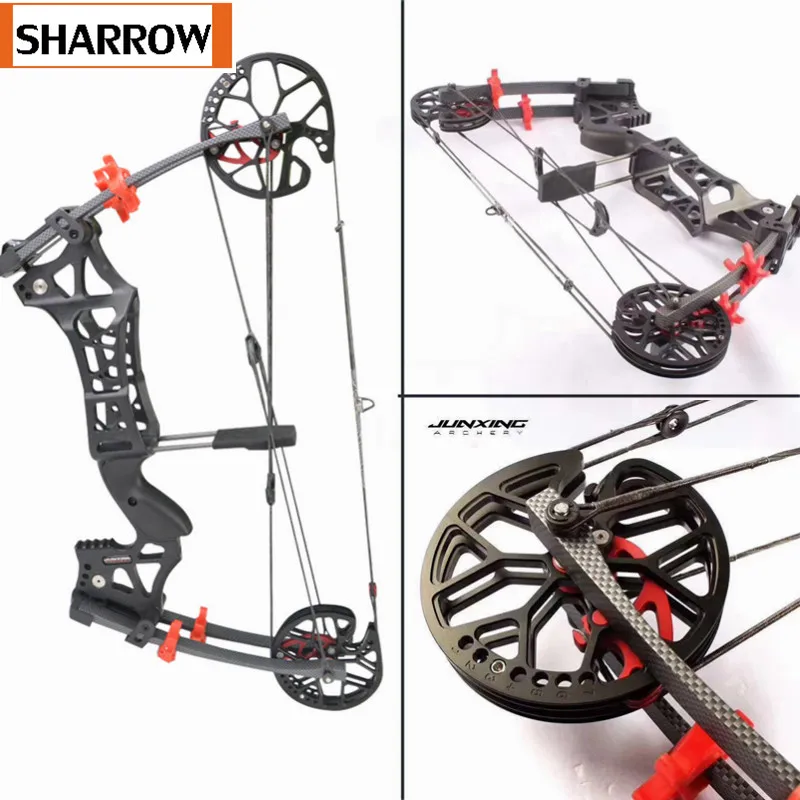 

M109E комбинированный лук 30-60 фунтов стальной шар лук стрельба из лука двойного назначения левая/правая рука наружная Охота 105 м/с стальная ско...