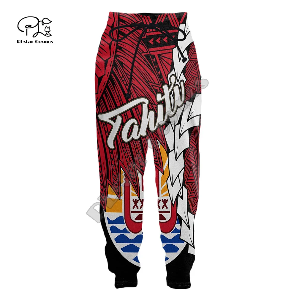 

French Polynesia Tahiti Country Tribal Culture Retro Men/Women 3DPrint Harajuku Casual Funny Jogger Sweatpants Trousers Pants X4