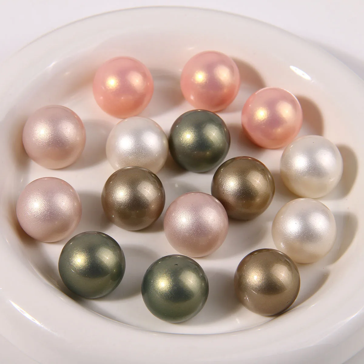 5 шт. Корейская версия темпераментных круглых бусин для хлеба с паром жемчужные