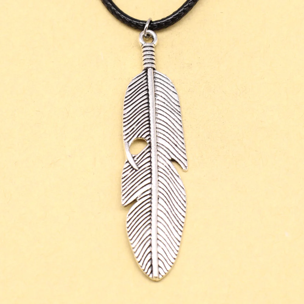 1 шт. ожерелье с перьями на шею Jewelri Make 15x61 мм