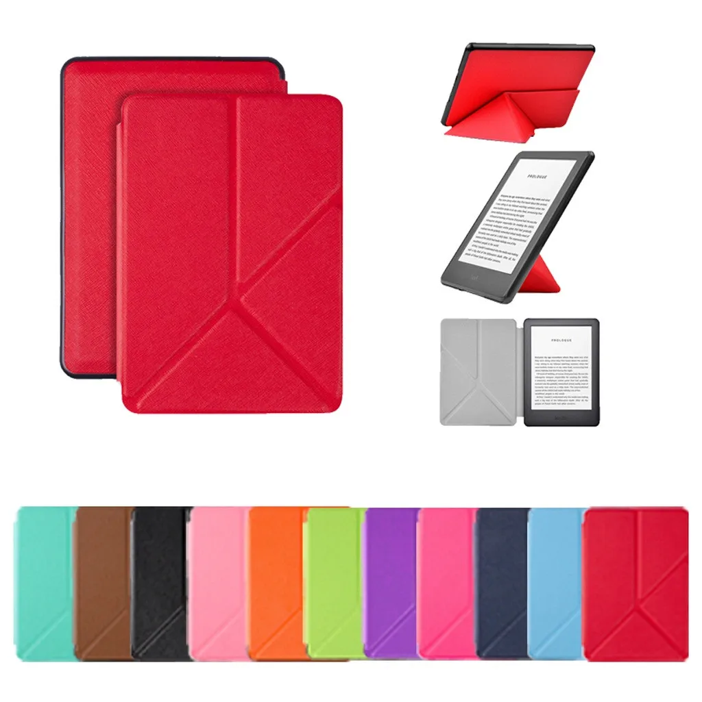 

For All-NEWKindle 10th Gen 6'' Slim Smart Leather Case Cover 2019