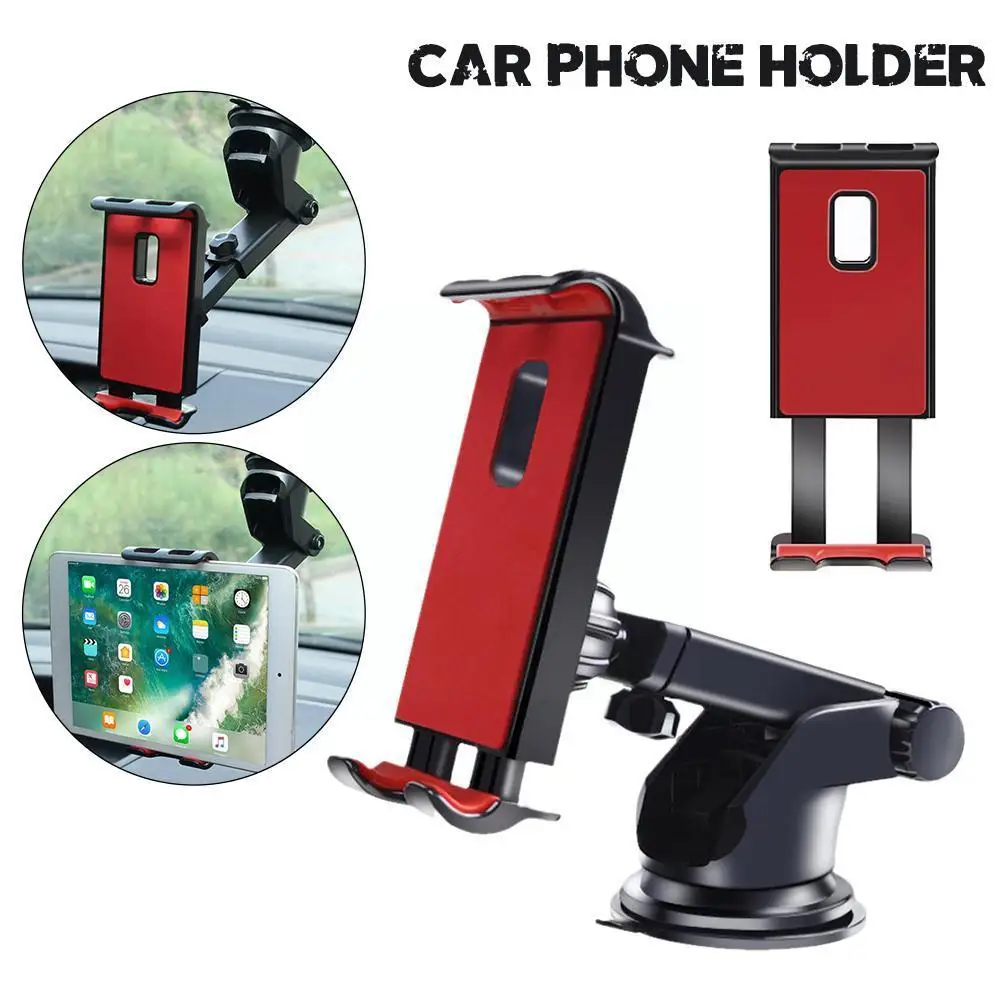 

Universal Car Phone Holder 270 Rotation Suction Mount Dashboard GPS Windscreen Color Red Cradle Navigation Car Stand B6K6