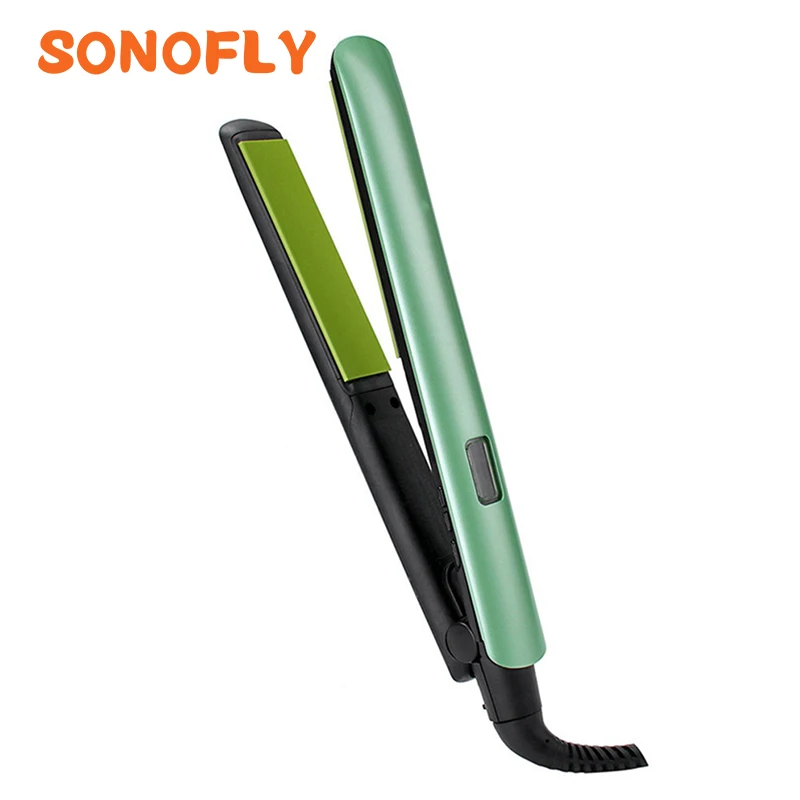 SONOFLY Multifunction Hair Straightener Ceramics Hair Care Curling Iron 10 Temperature Control On Lcd Screen Styling Tools 9960