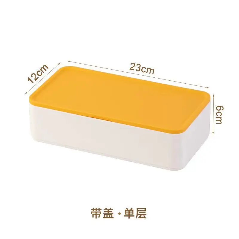 

Настольный ящик для хранения, многофункциональный раздельный ящик-органайзер, разделитель, канцелярские принадлежности, школьный пенал с ...