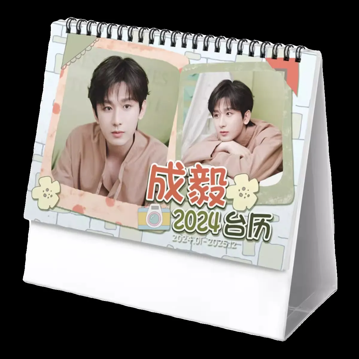Cheng Yi 2025 Загадочный лотос Casebook Lian Hua Lou Двусторонние настольные календари