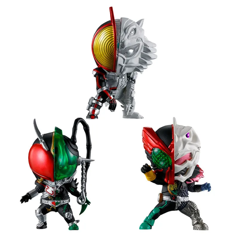 Фото Фигурка Kamen Rider Bandai Dual Face Capsule: Файз, Чалес, Оо, Кайдзин. Моделированная статуэтка для взрослых, аниме-декор для рабочего стола. №3