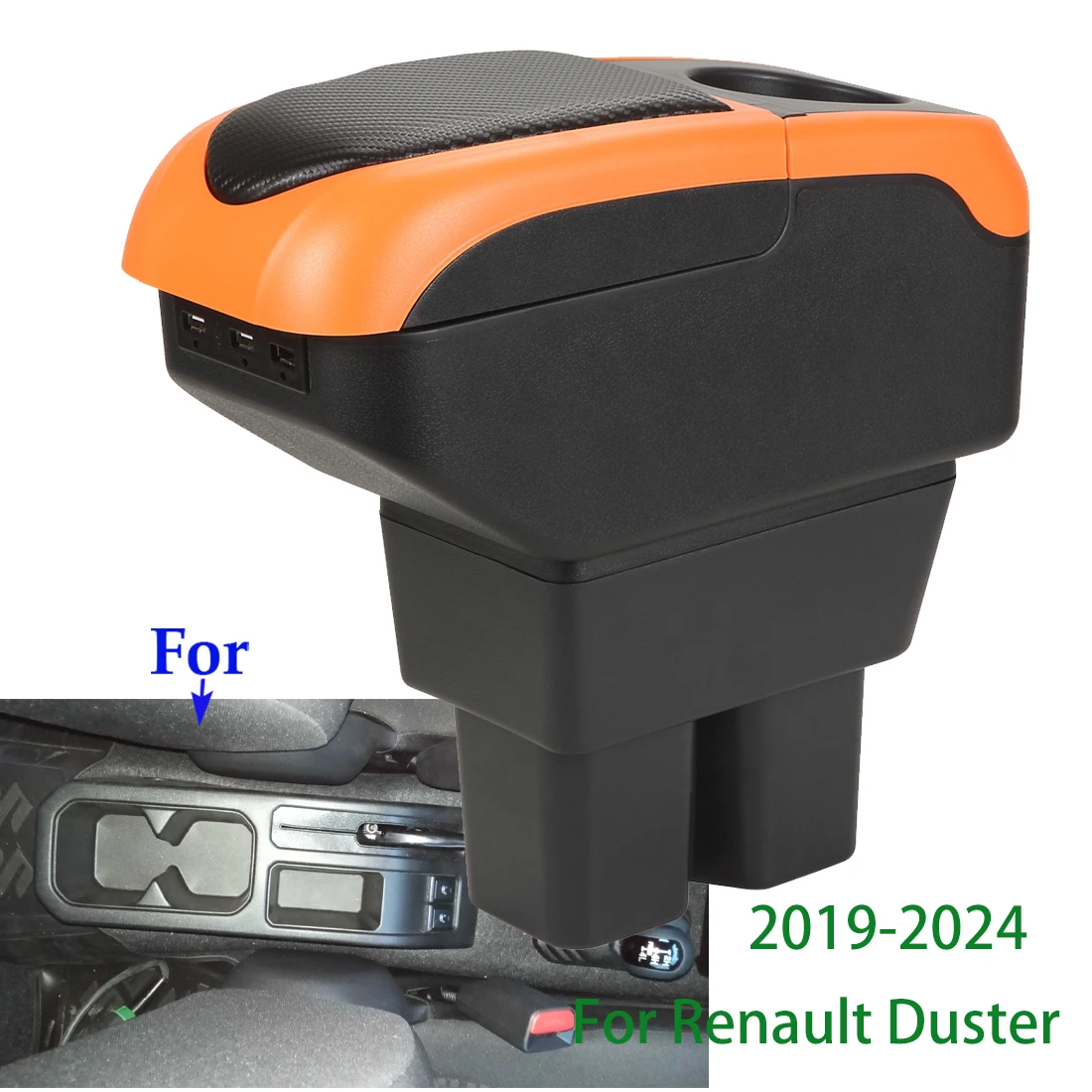 Suzuki Jimny JB64W JB74W Подлокотник Из Искусственной кожи/АБС-пластика 2019-2024 Для Хранения