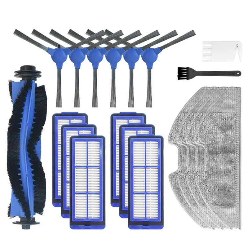

19 Pcs Replacement Parts For Eufy Robovac 11S Max, 15C Max, 30C MAX, G10, G30, Edge, G30 Hybrid Robot Vacuum Cleaner