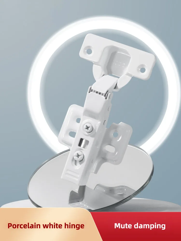 

1pc Furniture Hinge Stainless Steel Door Hydraulic Hinges Damper Buffer Soft Close Cold Rolling Steel Hinge Cabinet Hardware