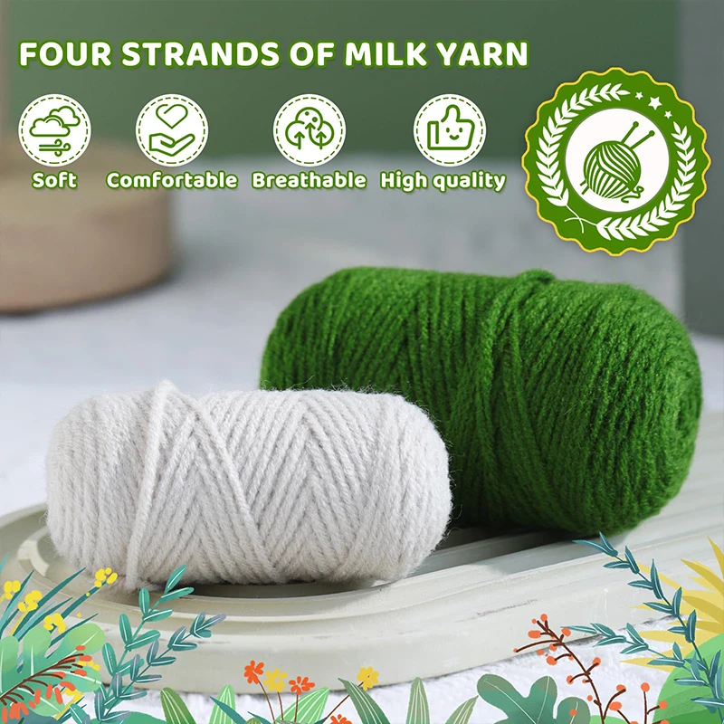 Новинка набор ручной вязки милых растений в горшках вязаный крючком ручная