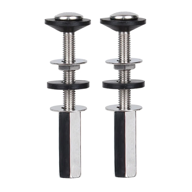 

50JC 2PCS Toilet Bolts and Washers Repair Set Leaking Toilet Close Coupling