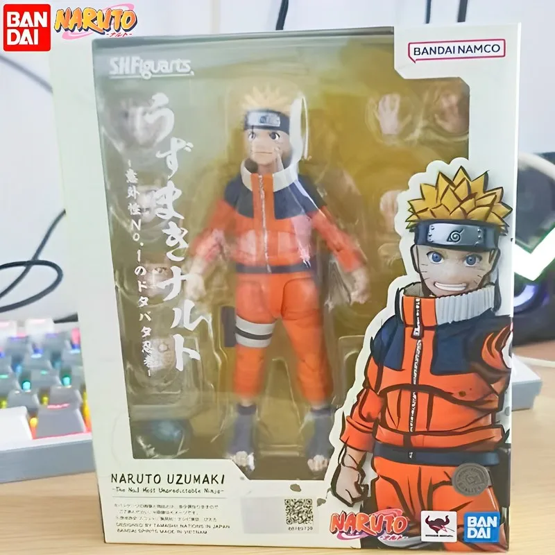 

Bandai Original S.h.figuarts Naruto Childhood Juvenile Naruto Uzumaki - The No.1 Most Unpredictable Ninja Action Figure Kids Toy