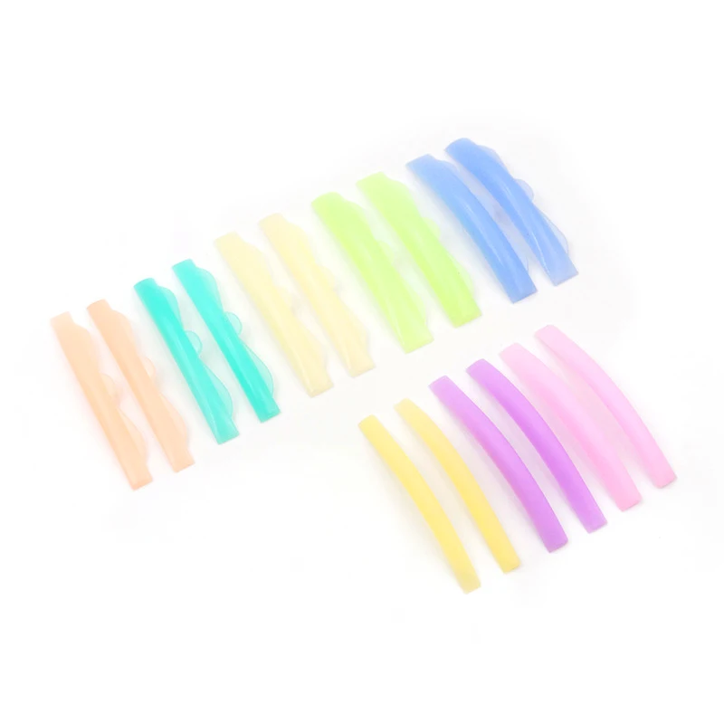 

8 Pairs Of Hot Eyelashes Silicone Gasket U-shaped Eyelashes Hot Eyelash Auxiliary Tool Color Eyelash Patch Eyelash Accessories