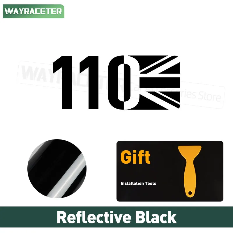 

1 шт. автомобильный бампер, боковое крыло, окно багажника, наклейка для Land Rover Defender L663 90 110 130 2020 2021 2022 2023 2024, аксессуары