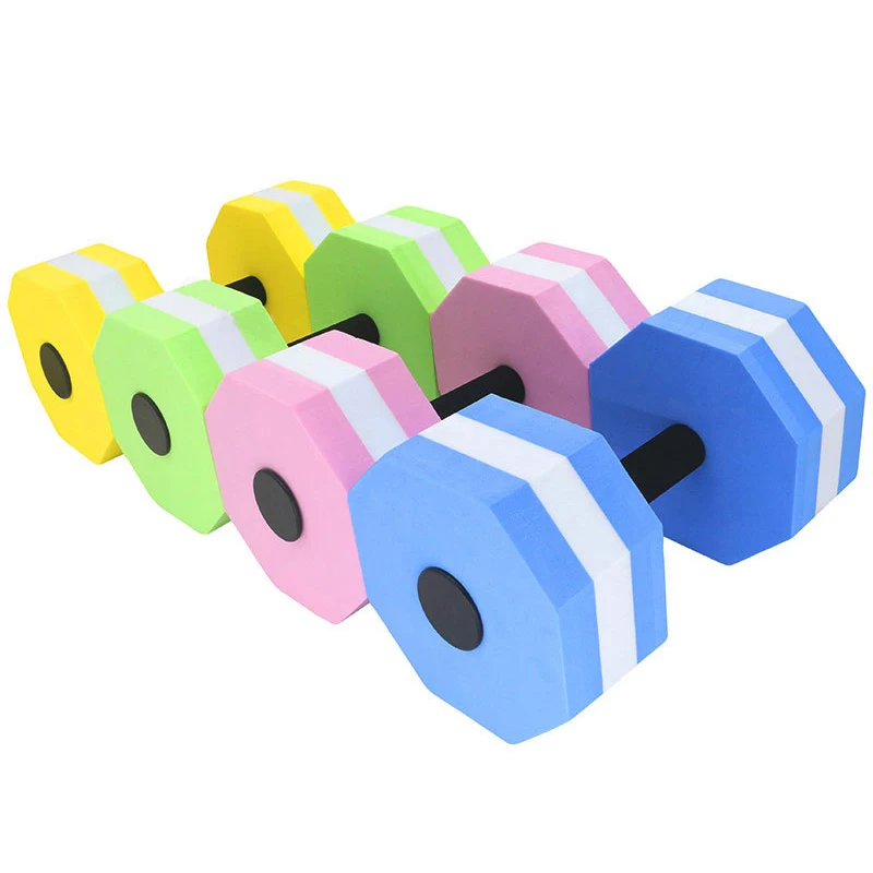 

Floating Swim Gym Dumbbell Toy Water Weight Aerobics Fitness Pool Water Swimming EVA Foam Octagonal Aquatics Dumbbell