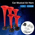 Универсальный музыкальный клаксон Dixie Dukes Of hazffer, очень громкий клаксон для автомобиля, грузовика, лодки, с воздушным компрессором, 12 В, 125 дБ