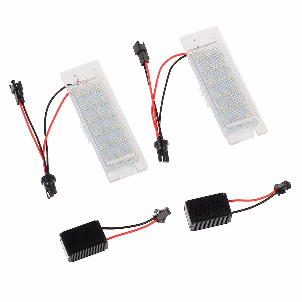 

2 шт., светодиодные лампы CANBUS для номерного знака Opel Astra H J Corsa C D Insignia Tigra B Twintop Vectra C Zafira B