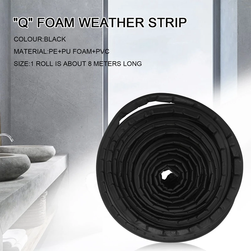 Уплотнительная лента для зачистки погоды Q пенопластовая уплотнительная длиной
