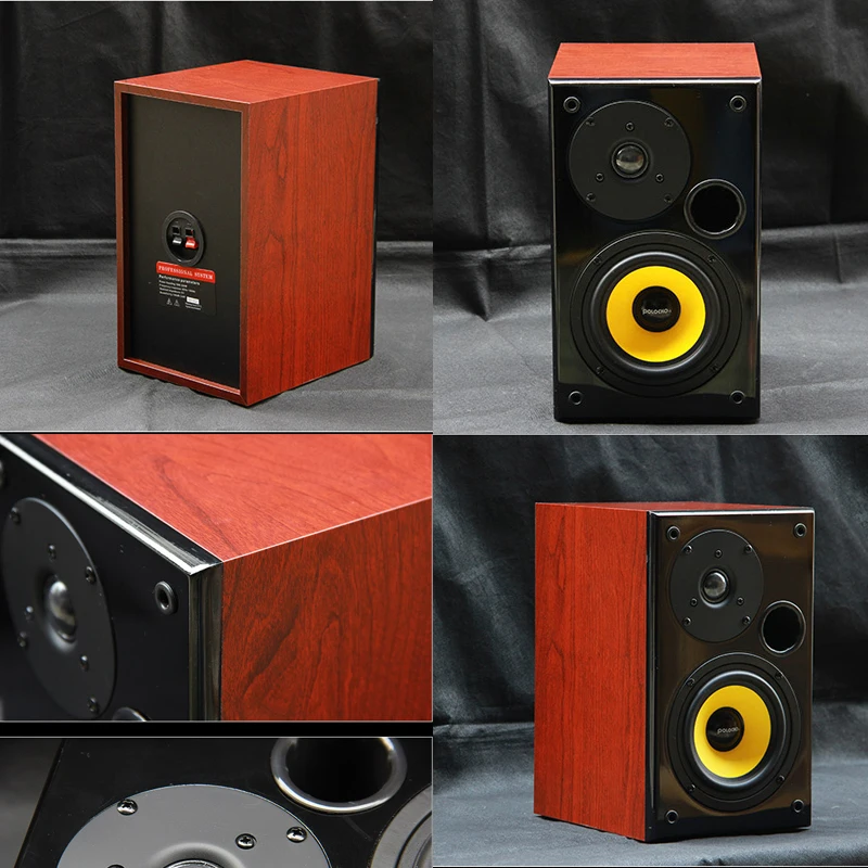 Фото 5-дюймовый 150 Вт лихорадка Hifi пассивный динамик высокомощная аудиосистема для книжной полки усилитель передней колонки домашний кинотеатр Компьютер ТВ динамик №4