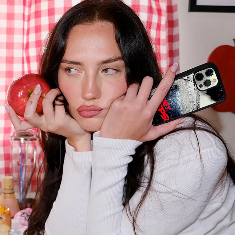 Чехол для телефона Addison Rae-Diet Pepsi IPhone 11 12 13 14 15 Plus Pro Max зеркальный акриловый чехол