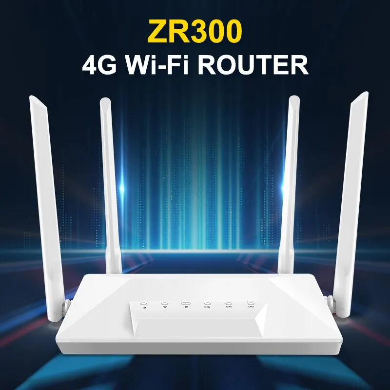 DBIT Wifi Router Modem 4G WiFi SIM Card Lte Router 4*5dBi High Speed Antenna Stable Signal Support 30 Devices Share Traffic