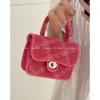 french niche handbag womens bag 2022 new fashion western style chain small square bag all match messenger bag