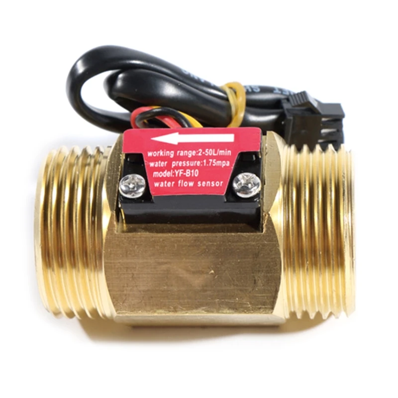 Wasser Fluss Sensor Hall Sensor Schalter Flow Meter Wasser Meter Industrie Turbine Durchflussmesser 1 Zoll Wasser Flow Sensor – Detail 4