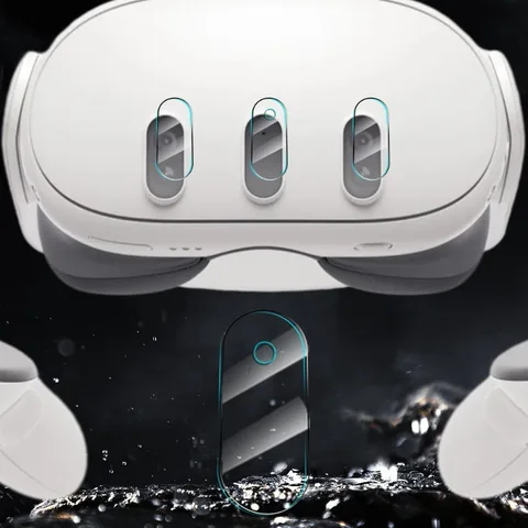 Защитная пленка для объектива камеры Meta Quest 3, передняя линза, закаленное стекло для камеры Meta Quest3, защитная пленка от царапин, аксессуары