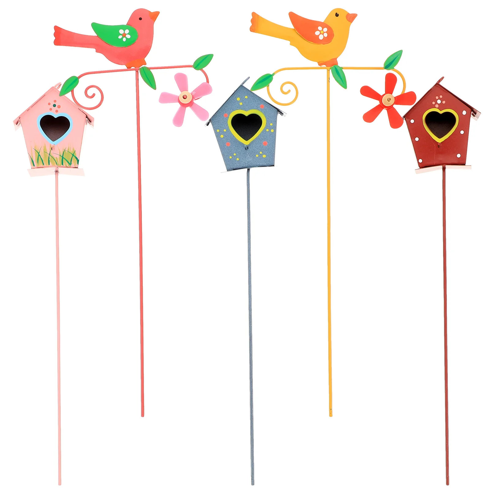 

5Pcs Decoration Garden Stakes Metal Garden Accessory Garden Accessory Metal Crafts Garden Stakes Household Garden Ornaments