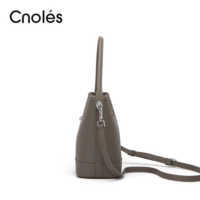 Cnoles Autumn Winter Grey Bucket Bag 4