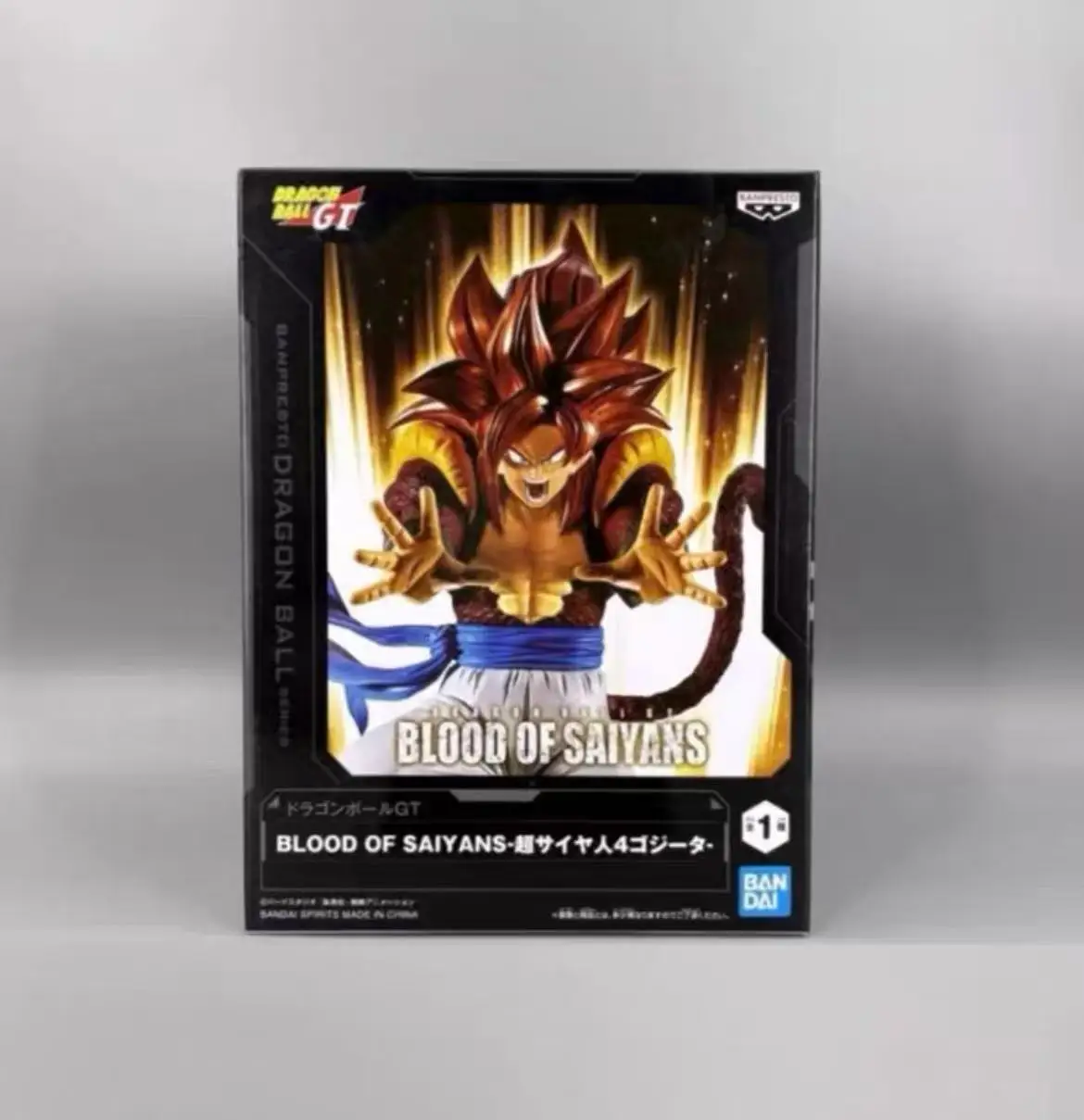 Фото В наличии: Фигурки BANDAI Banpresto Dragon Ball GT, аниме-фигурки Босс Супер Сайян 4 Гогета, коллекционные модели из ПВХ, игрушки-куклы №1