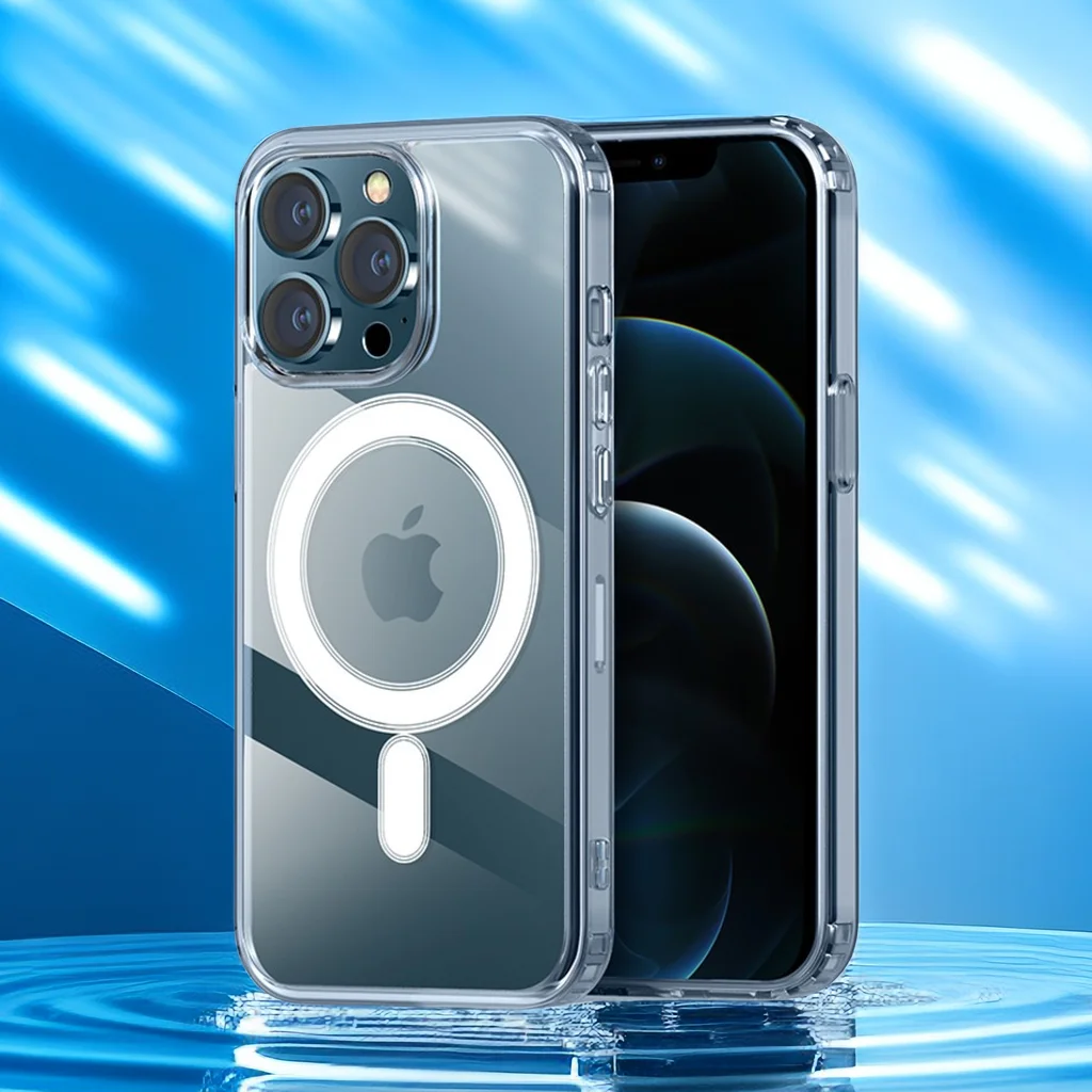 Чехол для телефона Iphone 14 Pro Max, чехол для IPhone 13 Mini, чехол с прямыми краями для Magsafe, магнитный чехол для iPhone 11, Беспроводная зарядка
