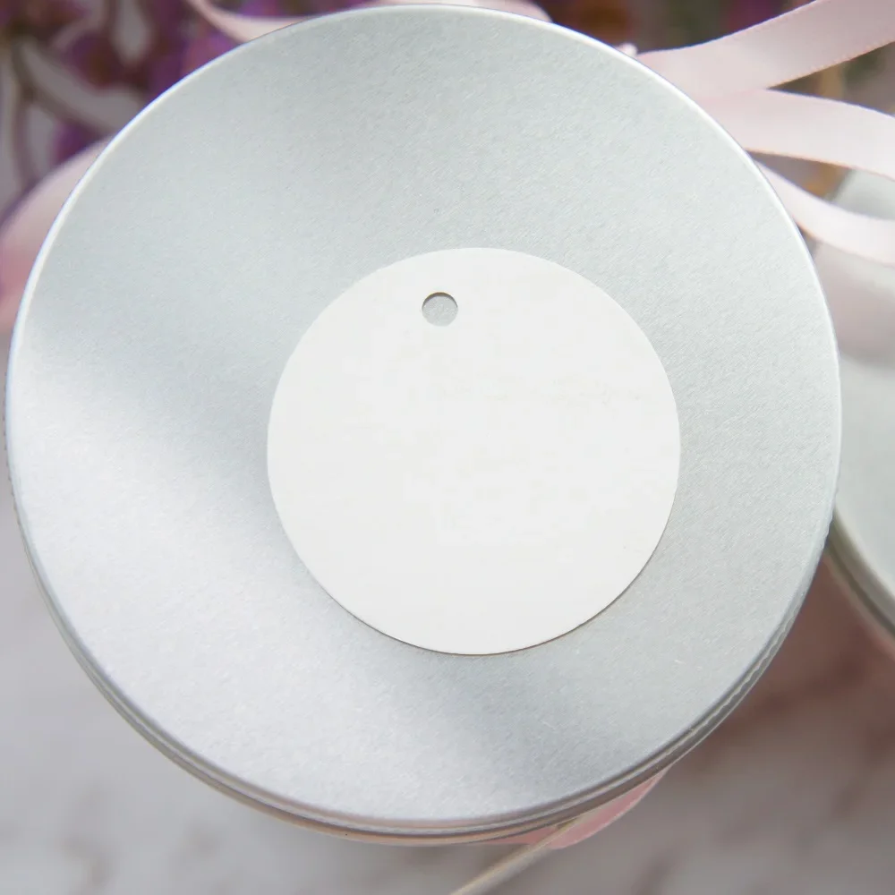 Бумажные этикетки ручной работы 100 шт классический черный белый дизайн упаковки