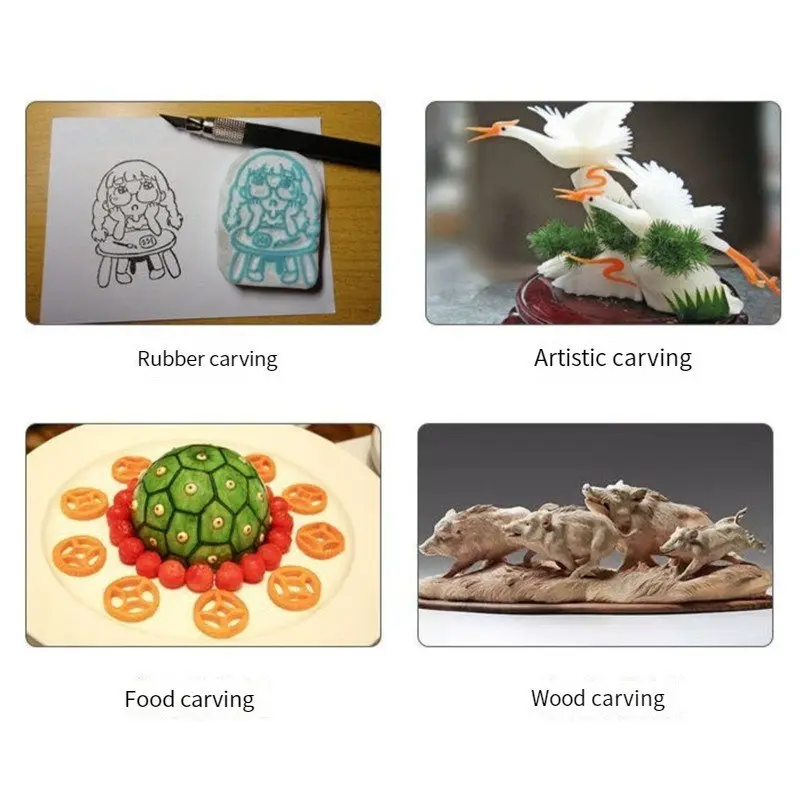 10 шт. хирургические Скальпели из углеродистой стали № 18 + 1 3 # ручка нож