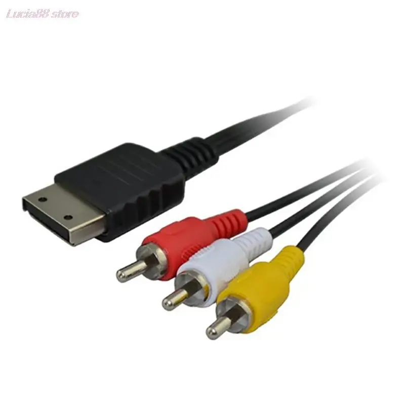 NEW 1.8M Composite AV Audio Video TV Adapter Cable for SEGA Dreamcast RCA Cord images - 6
