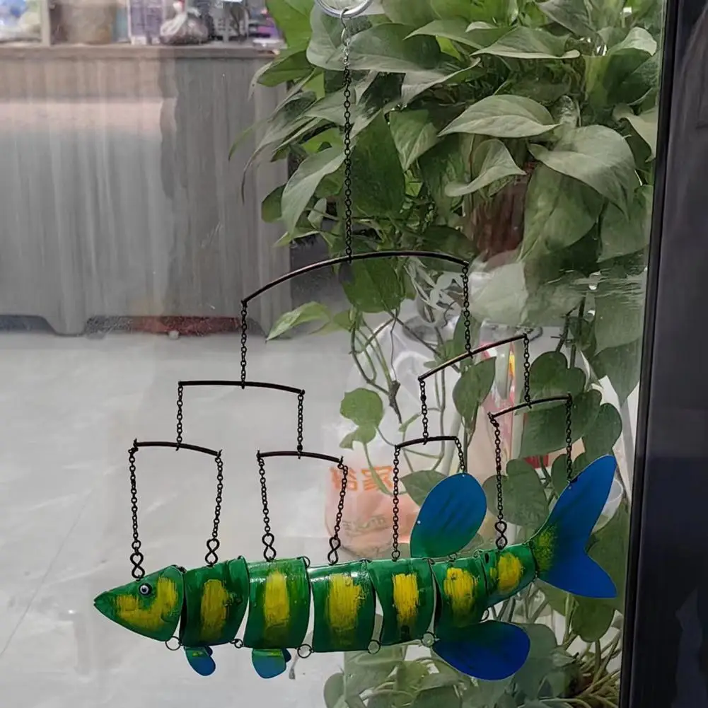 

Подвеска-колокольчик Легкая металлическая, подвеска в виде тропической рыбы, не деформируется, легкая в сборке, для сада