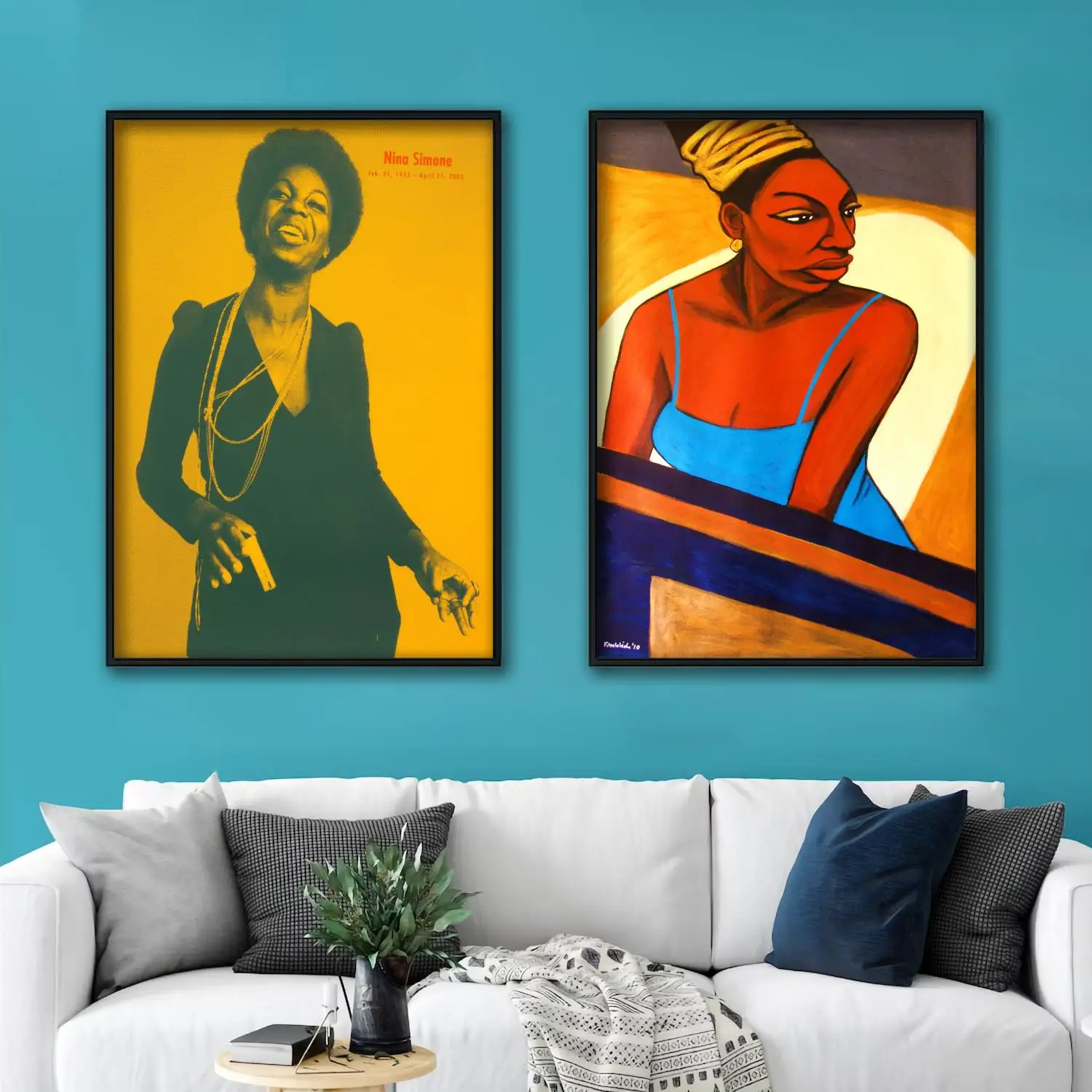 

nina simone Singer Decorative Canvas Posters Room Bar Cafe Decor Gift Print Art Wall Paintings