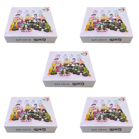 Новинка 2024, оптовая продажа, карта Wuxian Demon Slayer Shinobu, японское аниме, торговля Mitsuri Tanjiro CCG TCG, хобби, подарок, детская игрушка