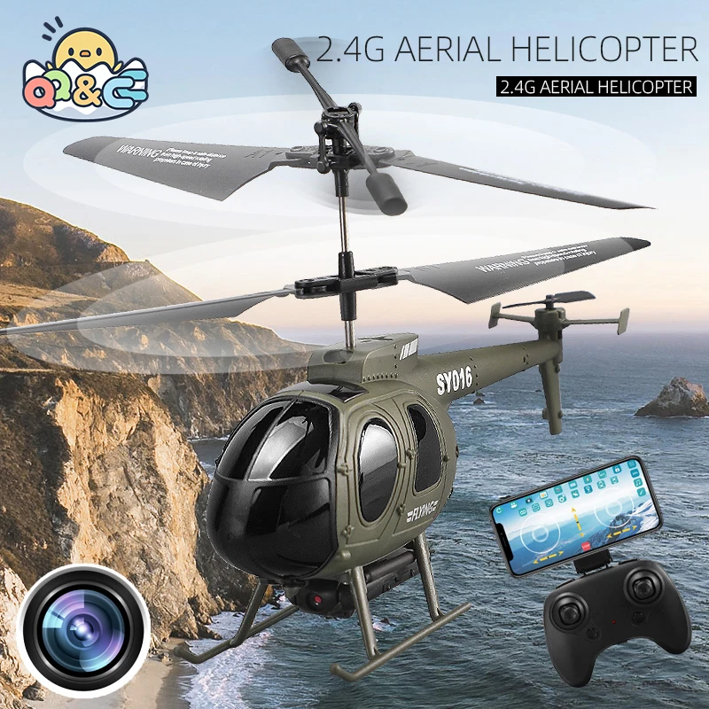 RC Helicopter 6Ch Remote Control Plane84K 2.4G Radio Controlled Machine Toys for Children Christmas Gift