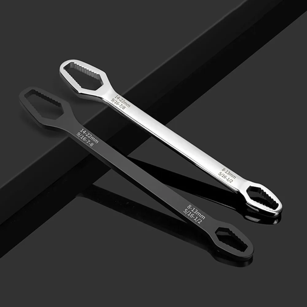 

8 22mm Double Head Ratchet Spanner Universal Torx Screw Nuts Wrench for Bicycle Motorcycle Car Repairing Multi Hand Tools