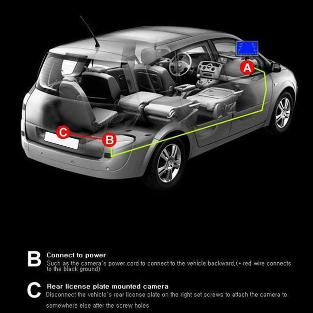 Автомобильная камера заднего вида парковочная для Kia Sportage R 2011