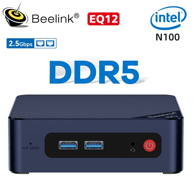 Beelink EQ12/EQ12 Pro Intel 12th N100/N305 U59 Pro Intel 11th N5105 Mini PC Windows 11 8G 500G Type C Desktop Computer VS Mini S 1