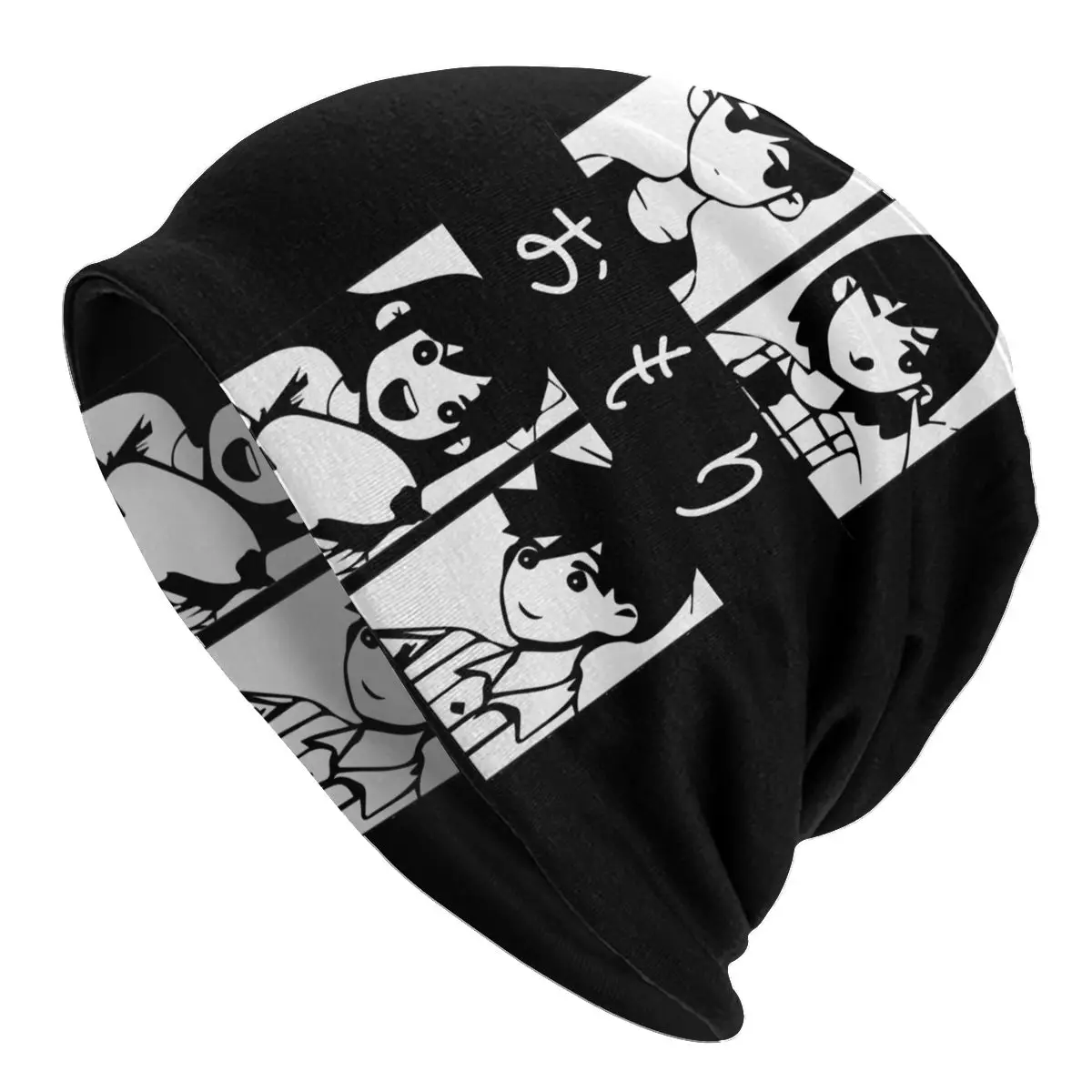 

Omori Psychological horror RPG Men Women's Beanie Hats Omori, Kel, Aubrey Und Hero Knit Hat Earmuff Bonnet Skullies Beanies
