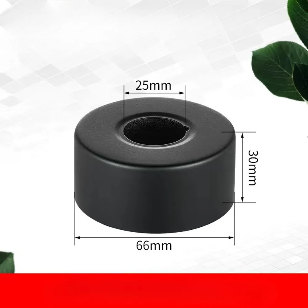 

1 шт., черный смеситель для душа, декоративная крышка, настенный фланец из нержавеющей стали, настенные чехлы для водопроводных труб, смеситель для ванной комнаты, фурнитура, аксессуар